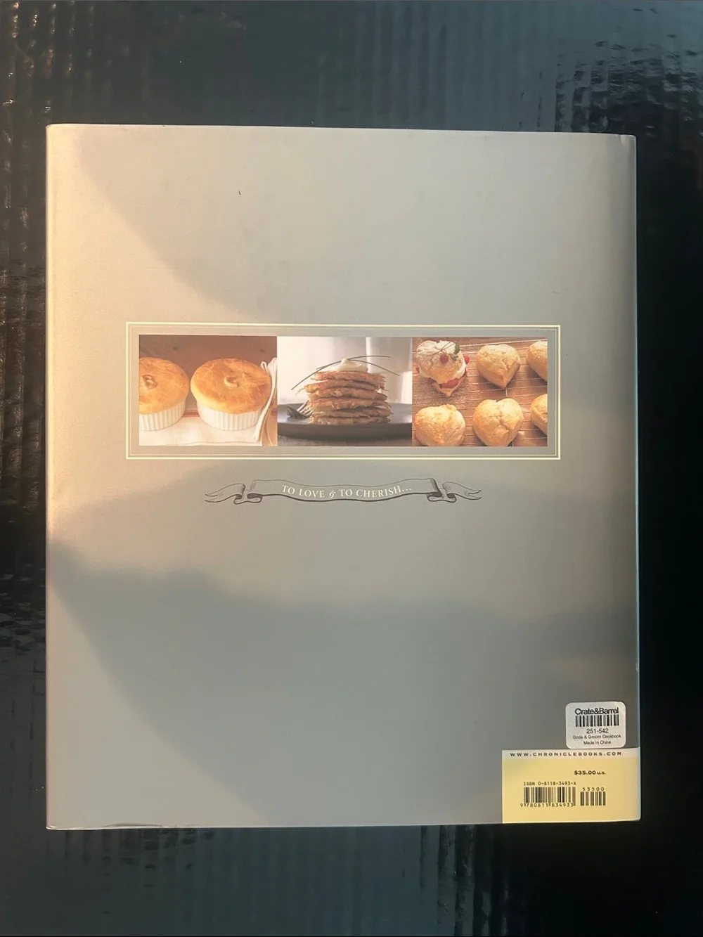Crate&Barrel Cookbook hardcover 272 pages